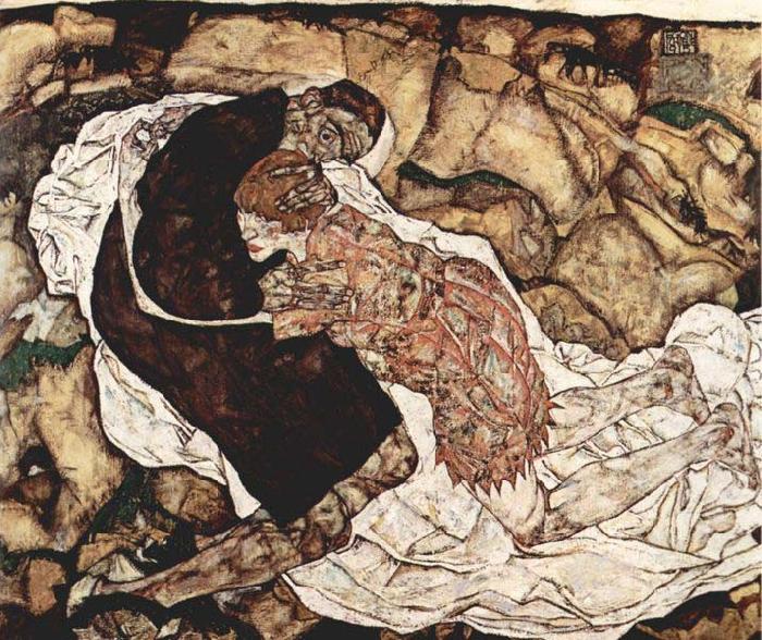 Egon Schiele Tod und Madchen china oil painting image